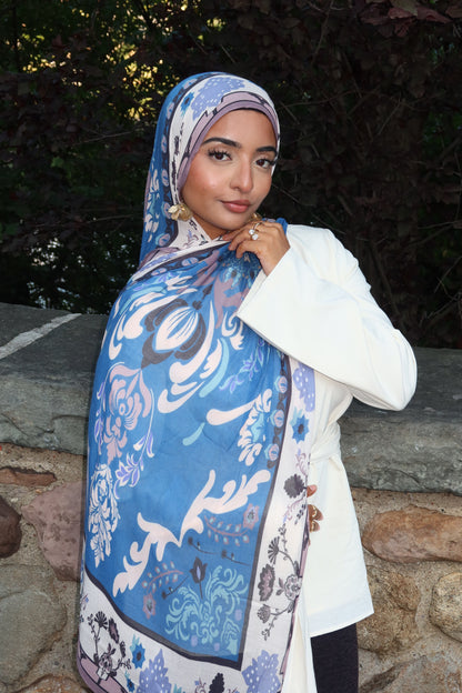 Sapphire Blue Pashmina