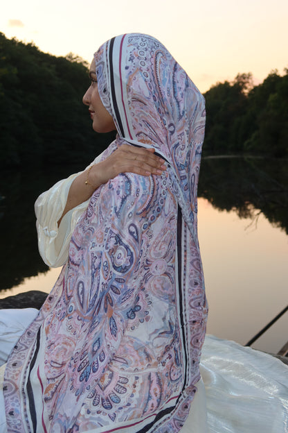 Lavender Rose Pashmina