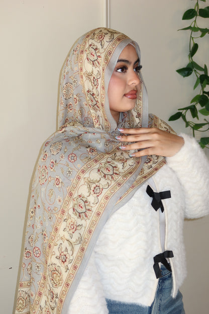 Frosted Dove Pashmina