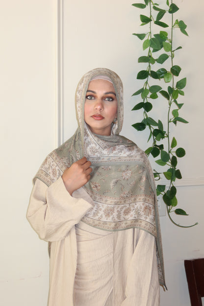 Soft Sage Pashmina