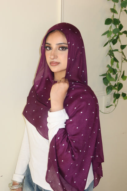 Purple Polka Dot