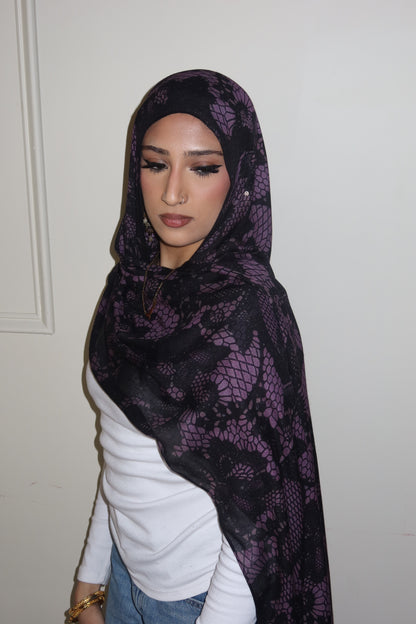 Purple Vintage Lace