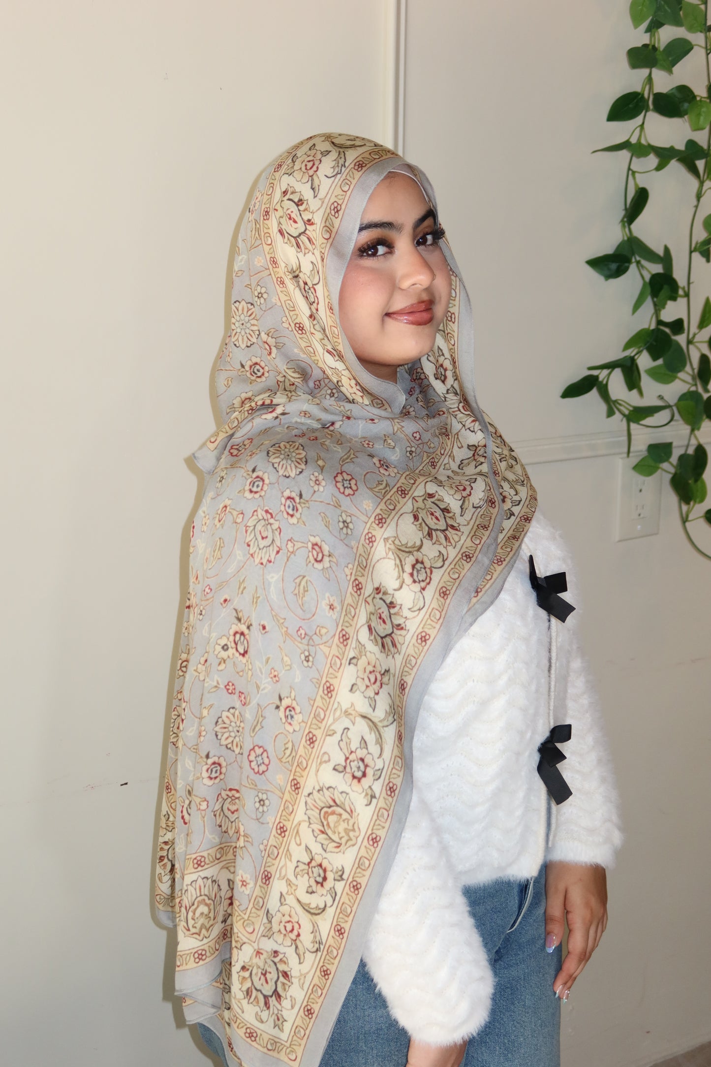 Frosted Dove Pashmina
