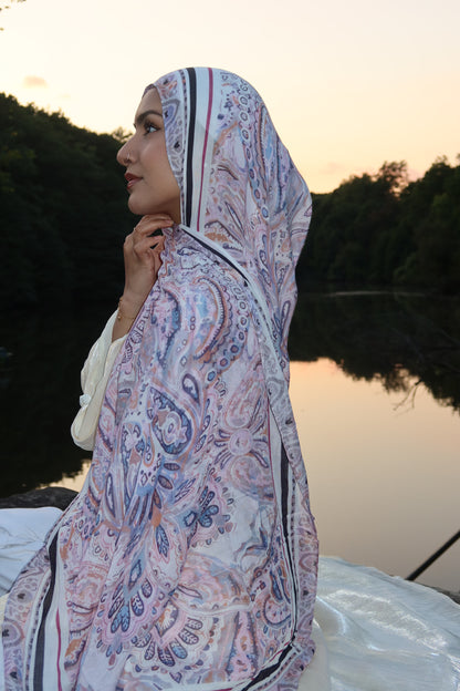 Lavender Rose Pashmina