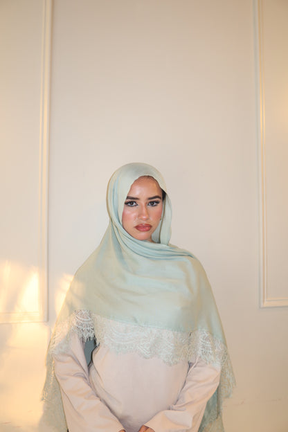 Mint Green Lace