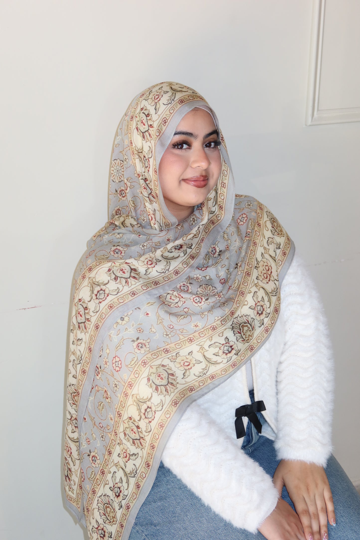 Frosted Dove Pashmina