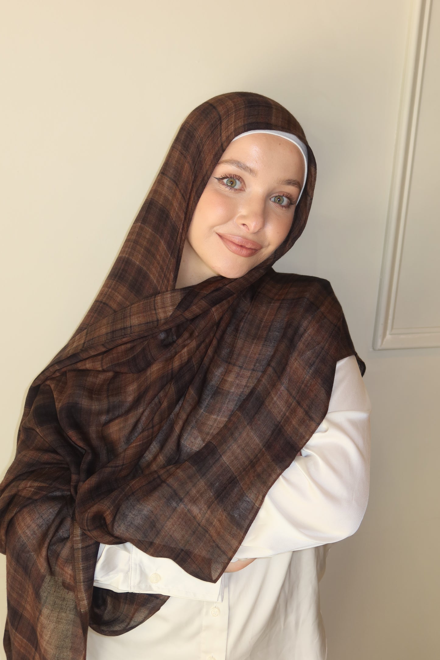 Espresso Brown Plaid
