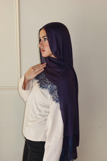Midnight Navy Lace