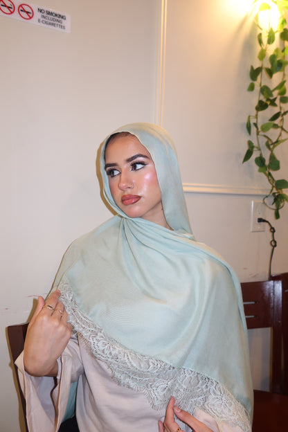 Mint Green Lace