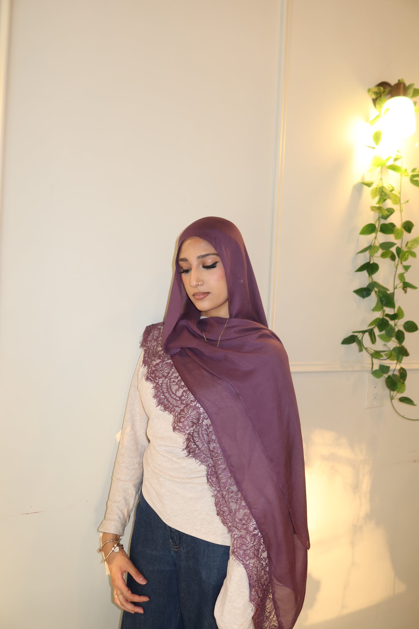 Dusty Plum Lace