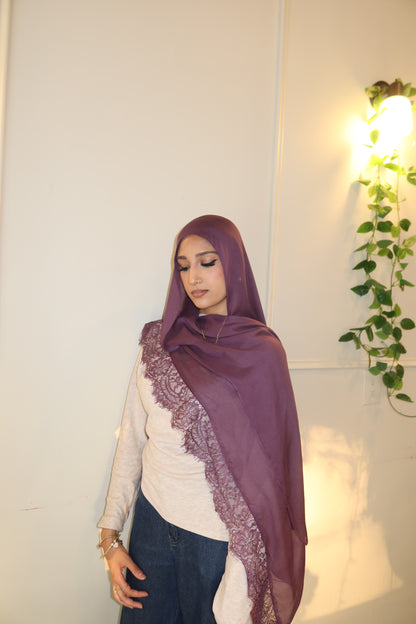 Dusty Plum Lace