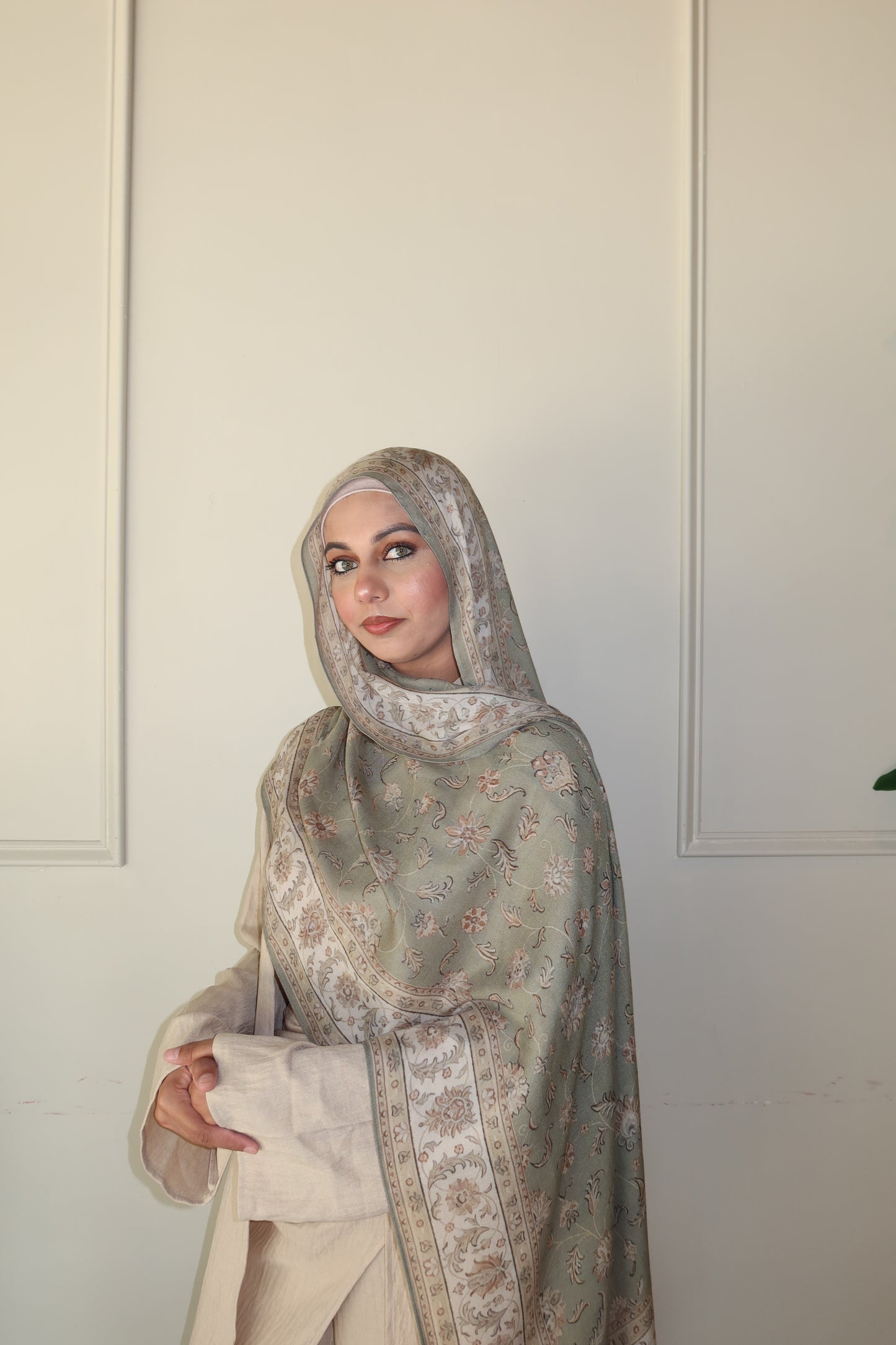 Soft Sage Pashmina