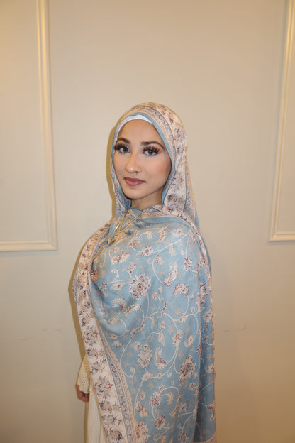 Soft Blue Pashmina