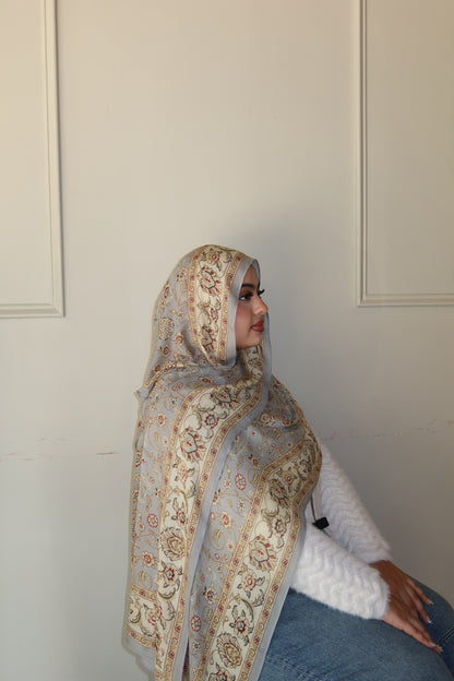 Frosted Dove Pashmina