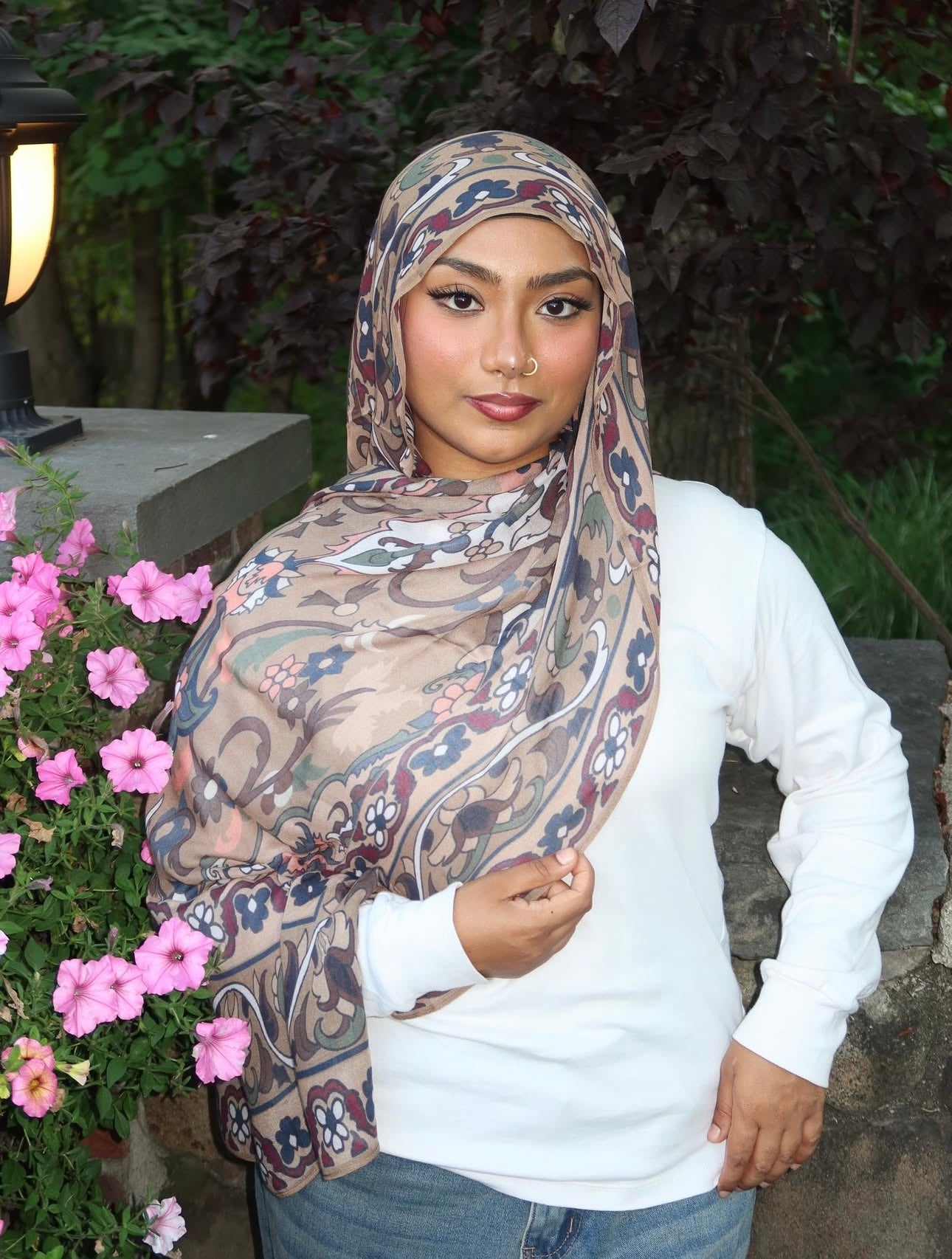 Golden Serenity Pashmina