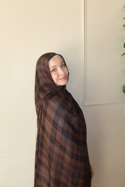 Espresso Brown Plaid