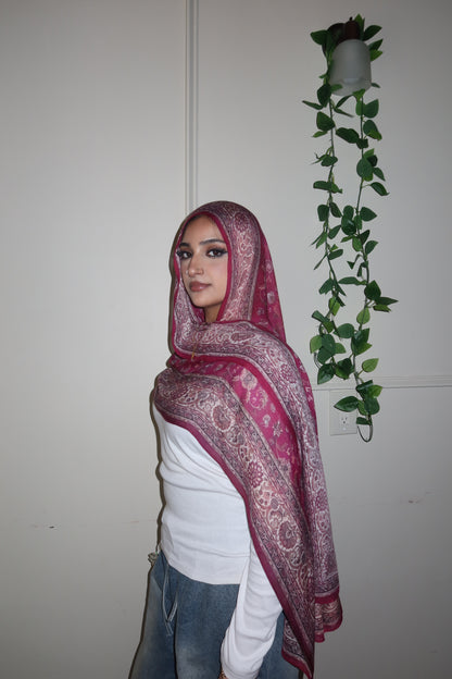 Fuchsia Pashmina