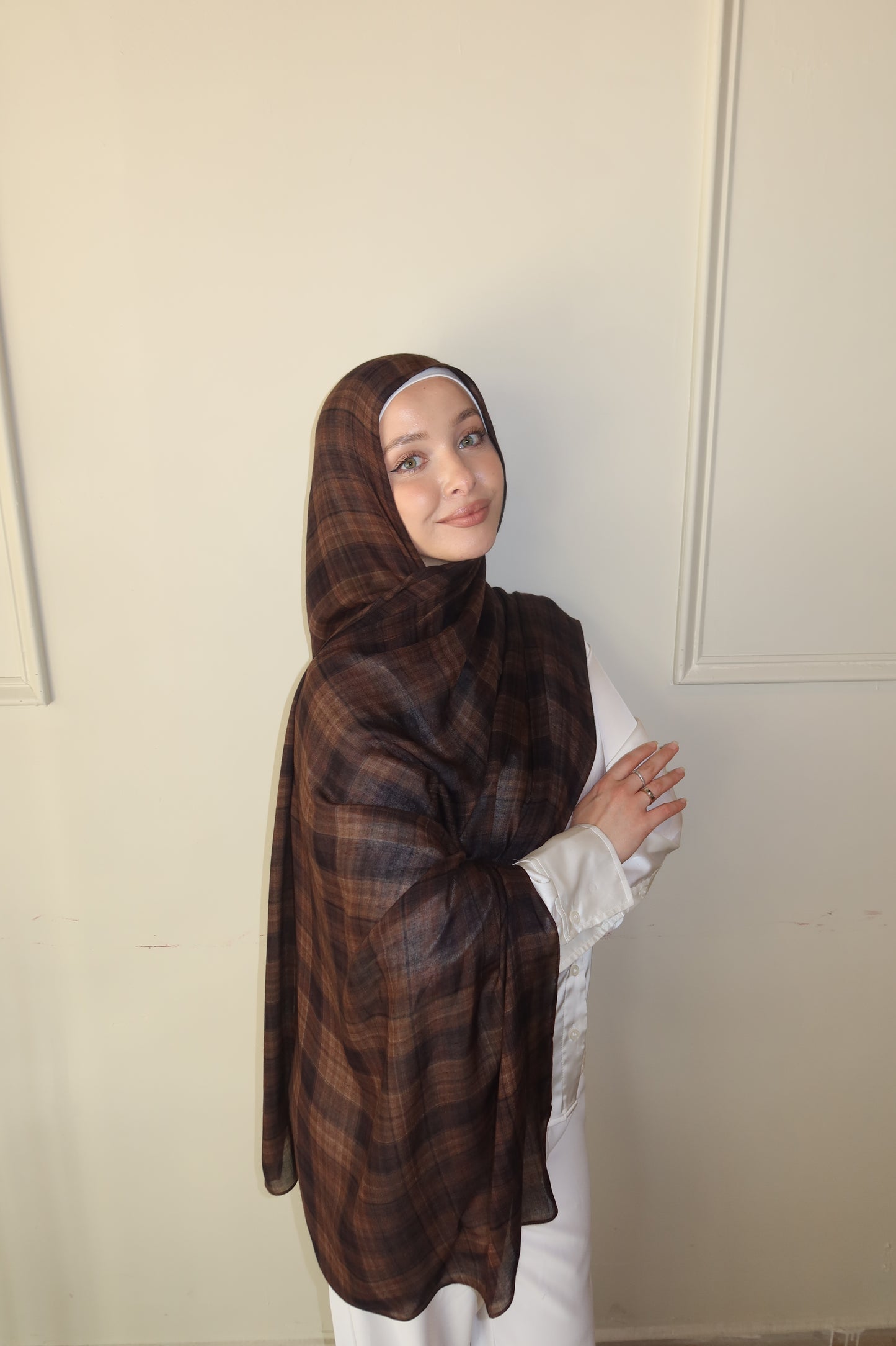 Espresso Brown Plaid