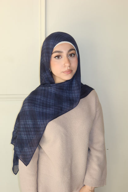 Navy Blue Plaid