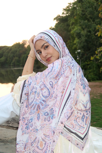 Lavender Rose Pashmina