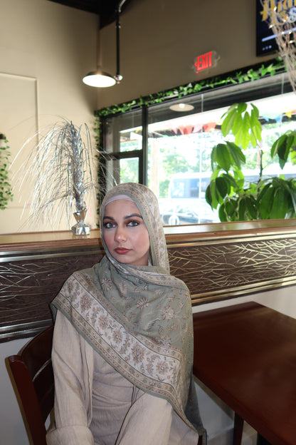 Soft Sage Pashmina