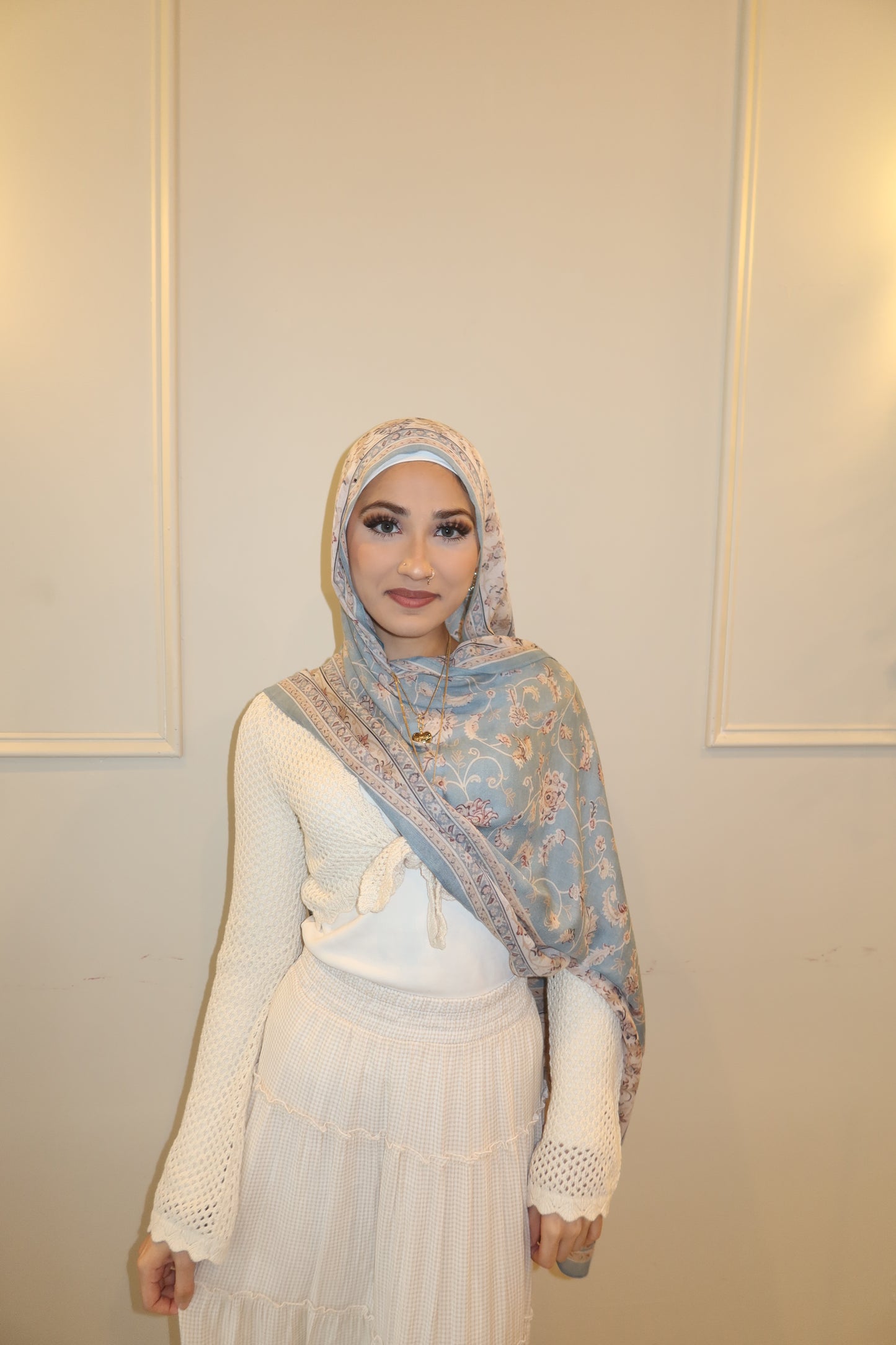 Soft Blue Pashmina