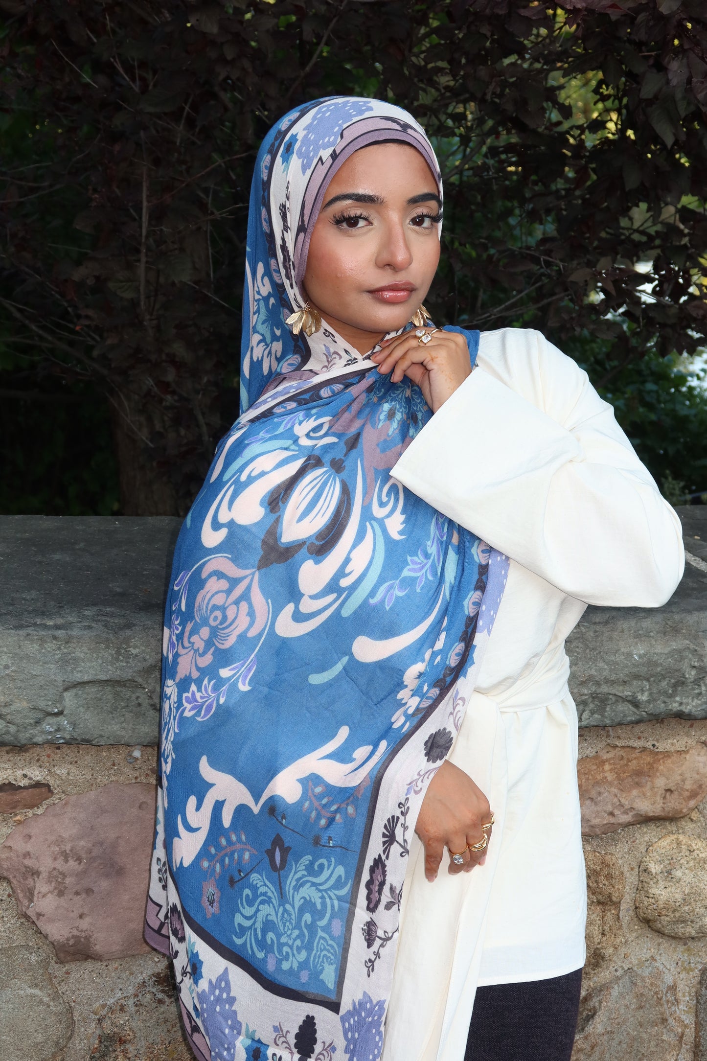 Sapphire Blue Pashmina