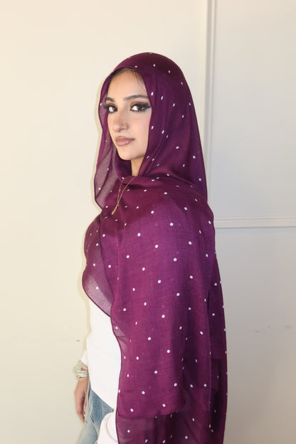 Purple Polka Dot
