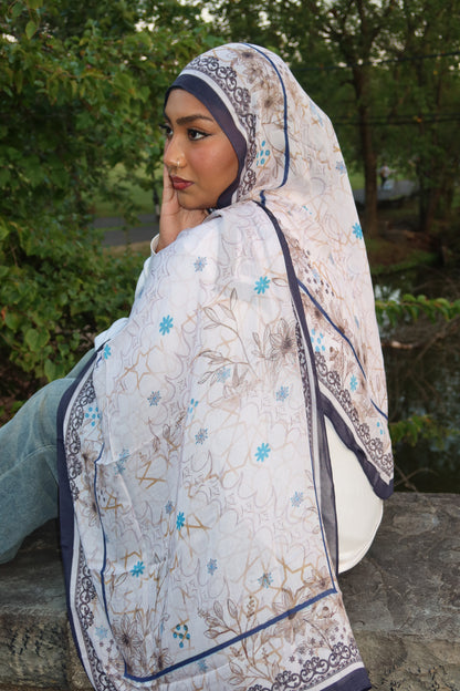 Crystal Pearl Pashmina