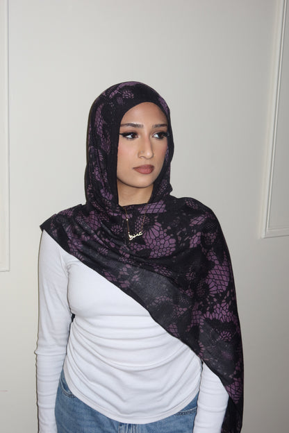 Purple Vintage Lace