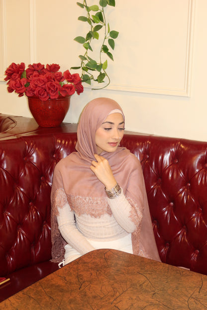 Dusty Pink Lace
