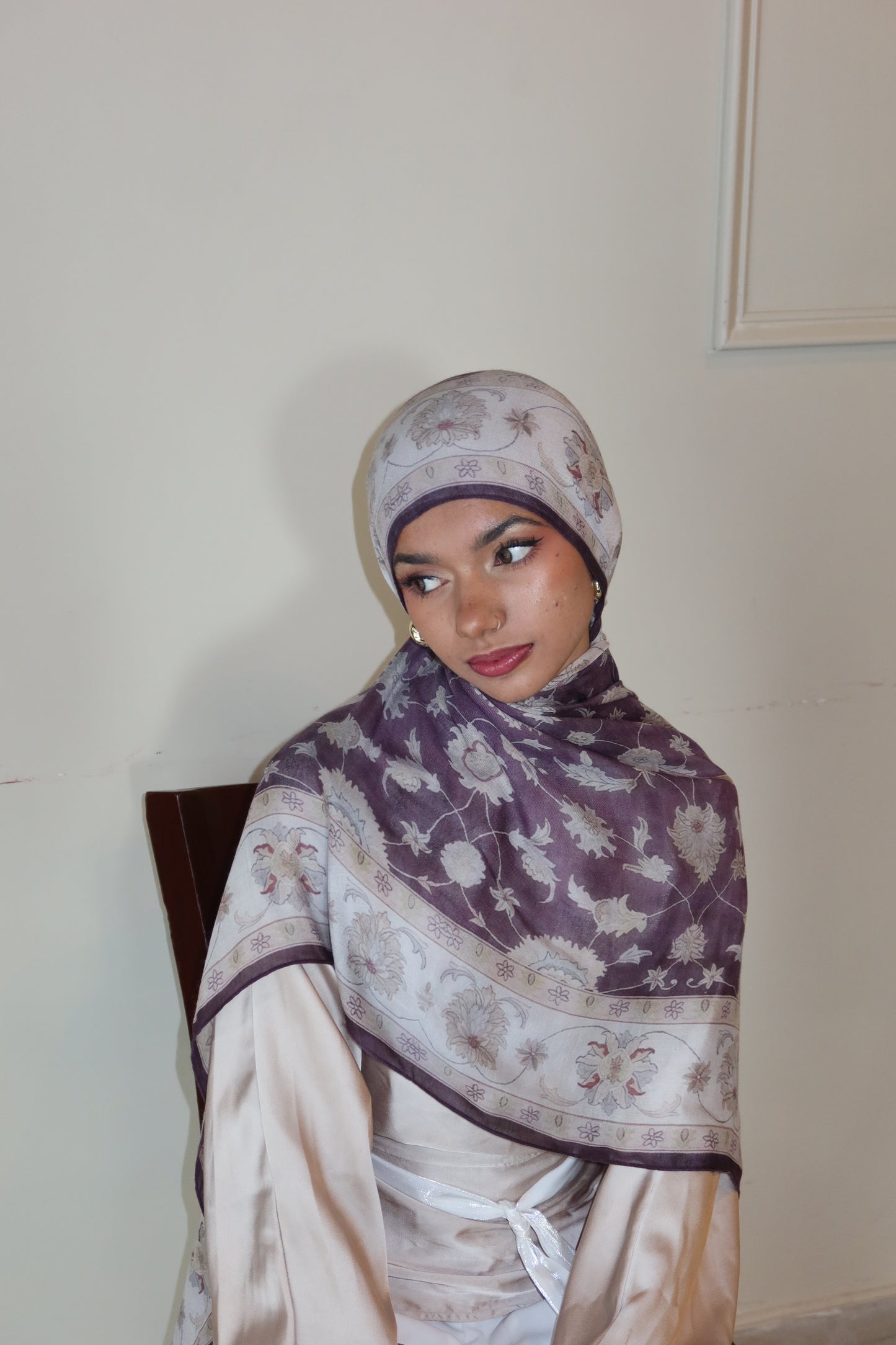 Plum Haze Pashmina