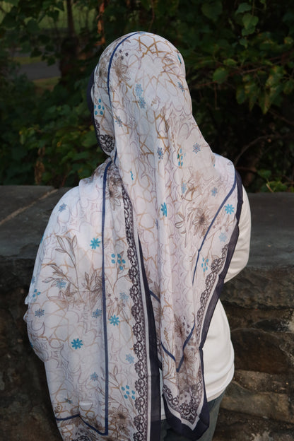 Crystal Pearl Pashmina