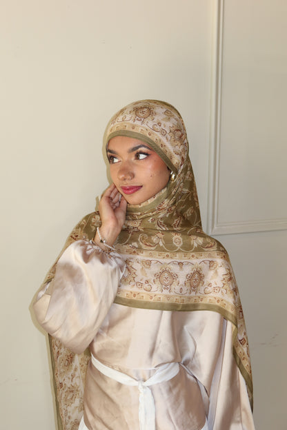Olive Heirloom Pashmina