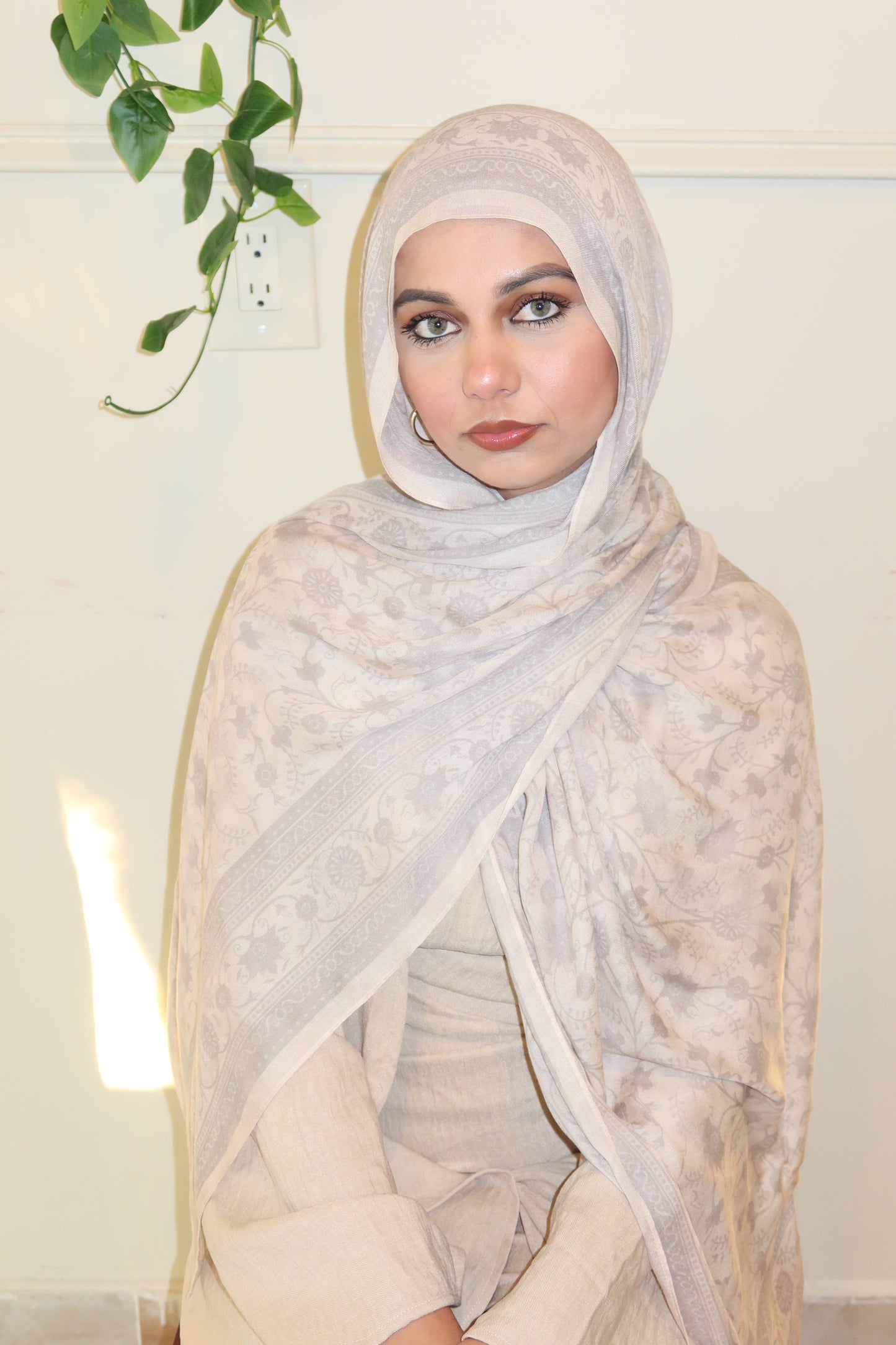 Vanilla Gray Pashmina