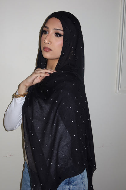 Black Polka Dot