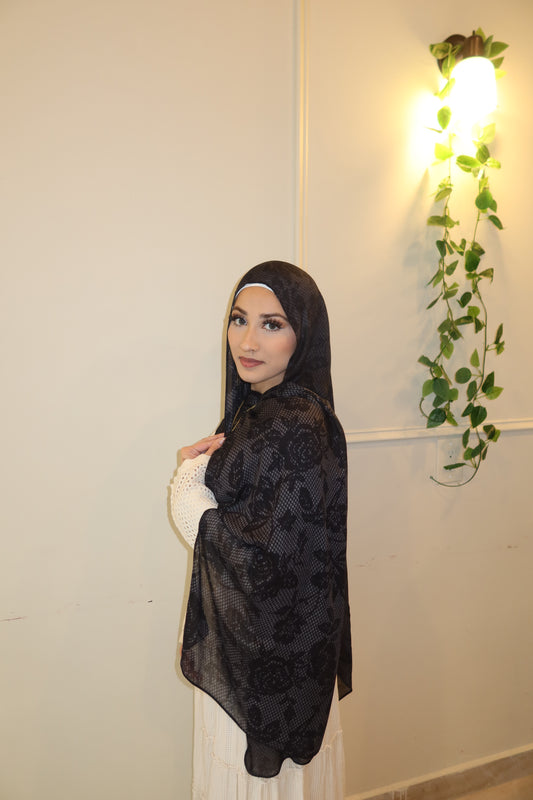 Black Vintage Lace