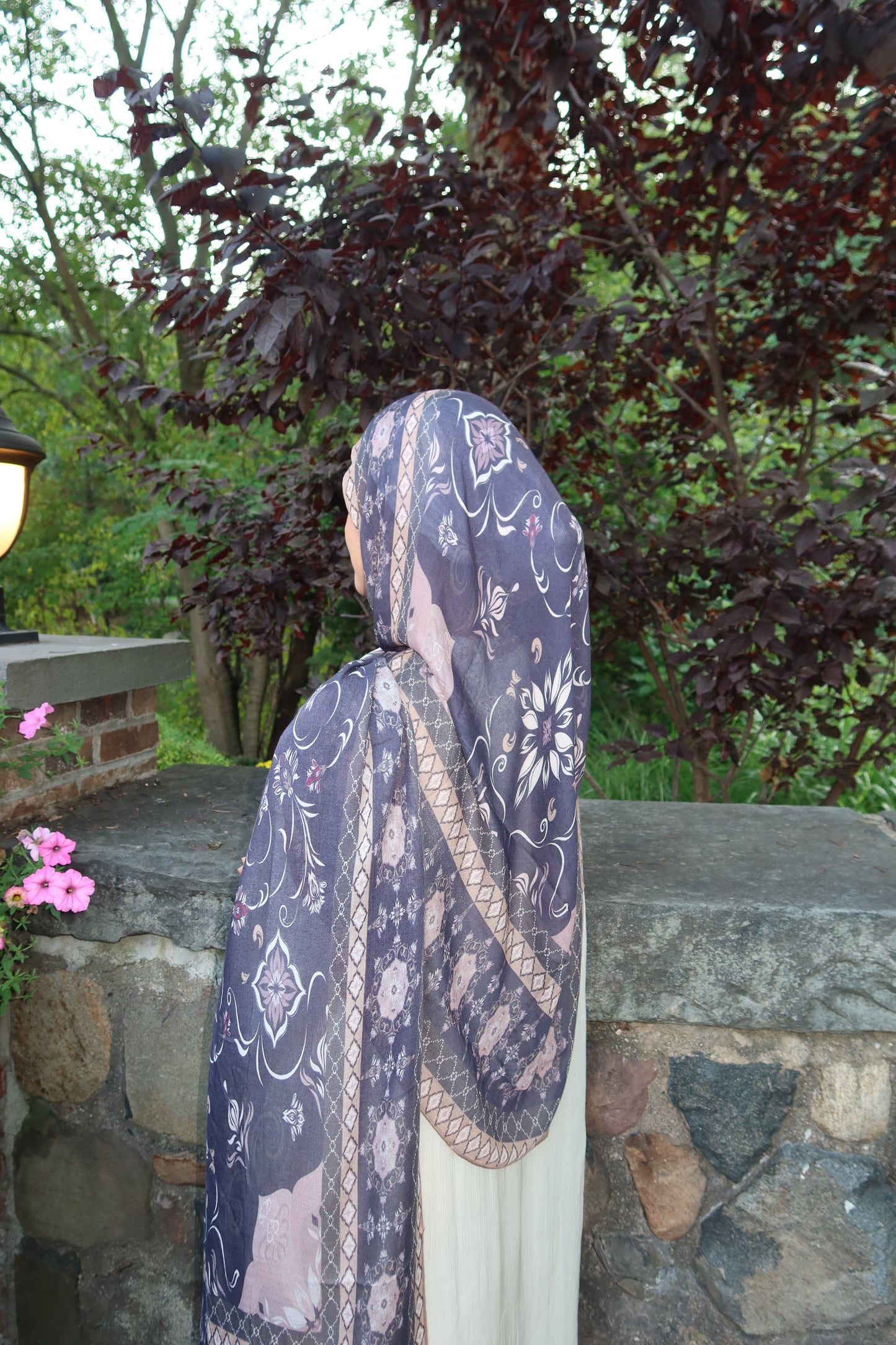 Navy Midnight Pashmina