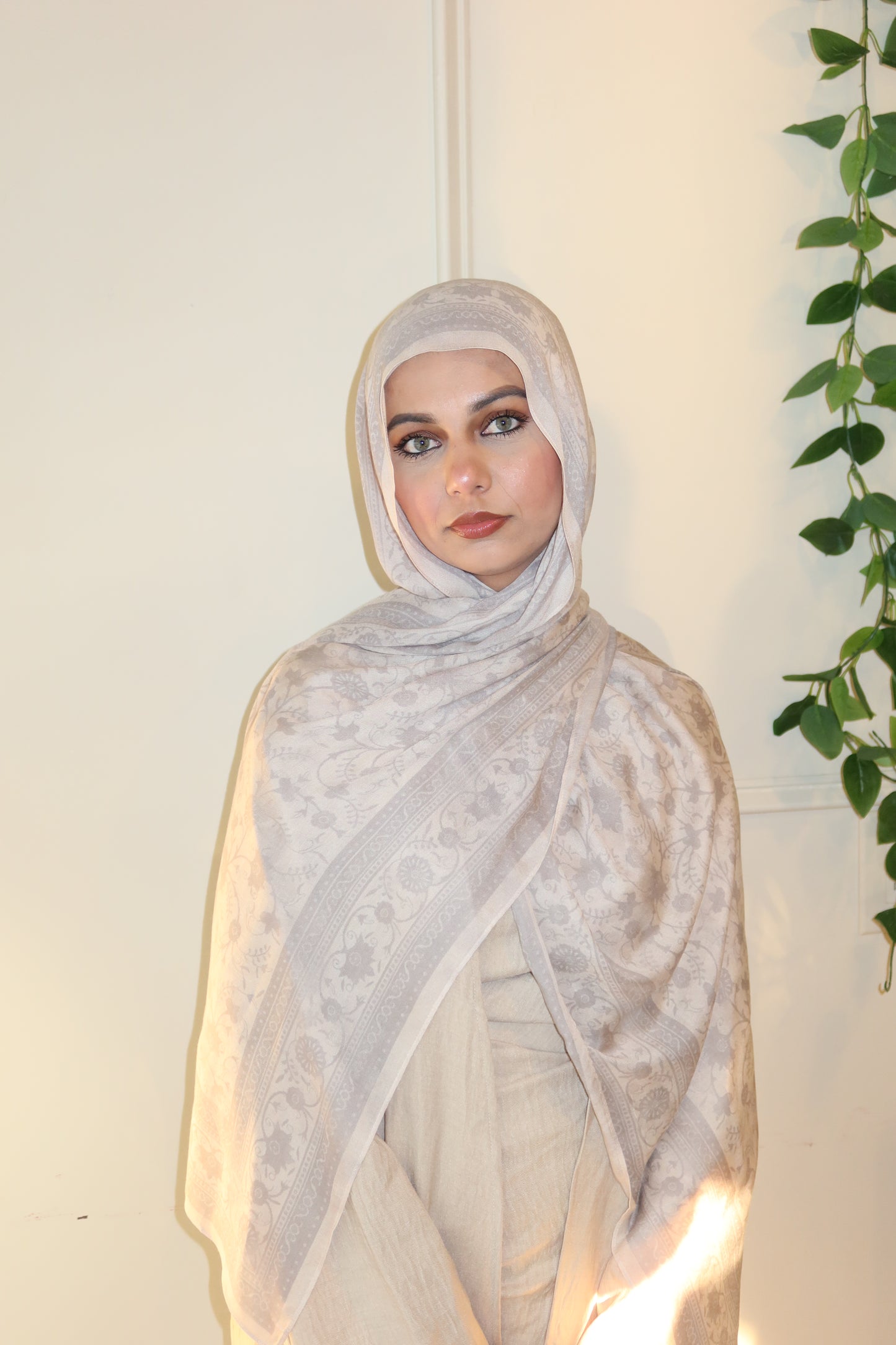 Vanilla Gray Pashmina