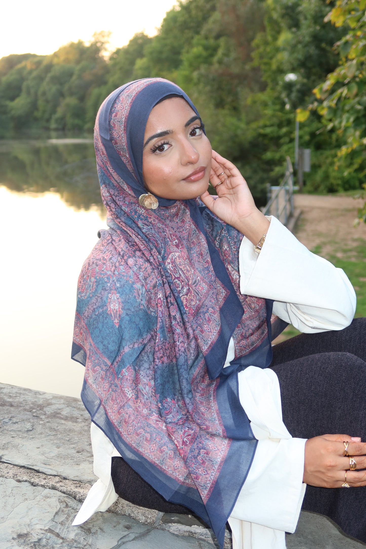 Royal Teal Pashmina