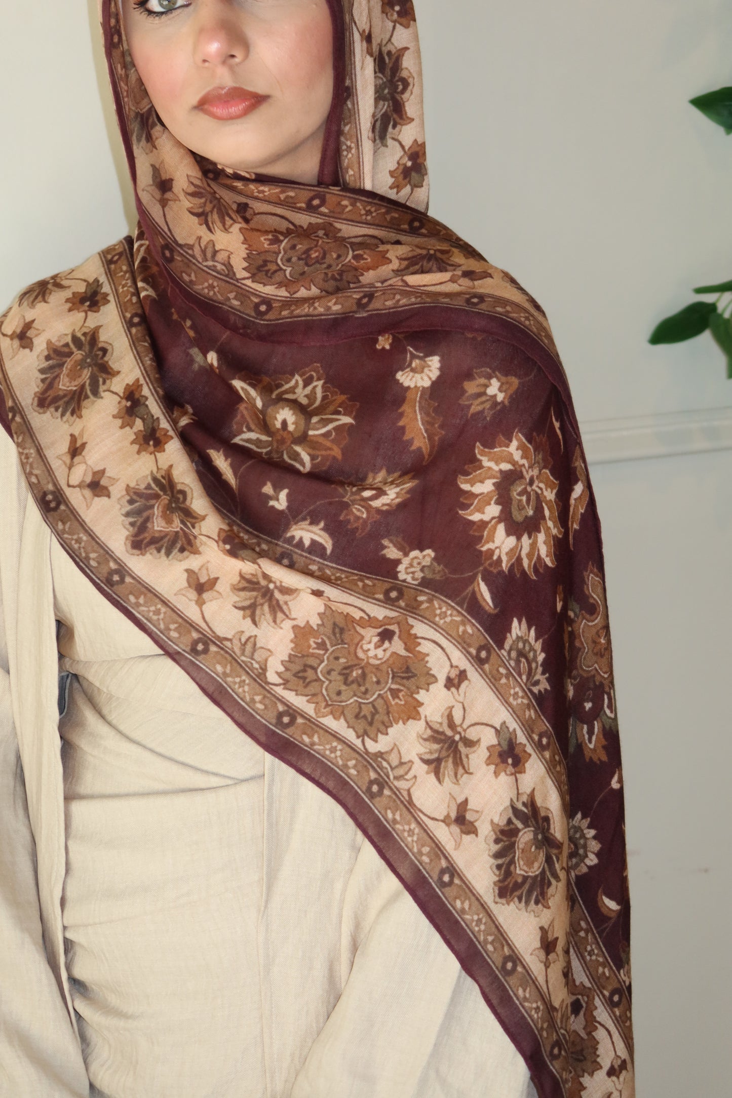 Chocolate Autumn Pashmina