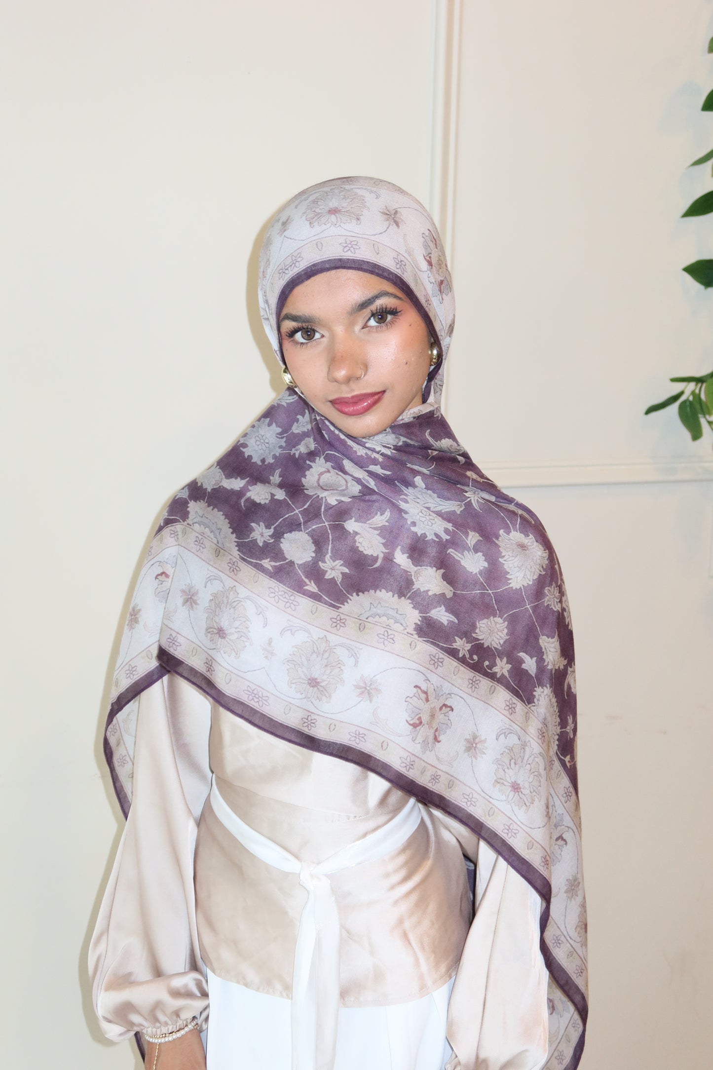 Plum Haze Pashmina