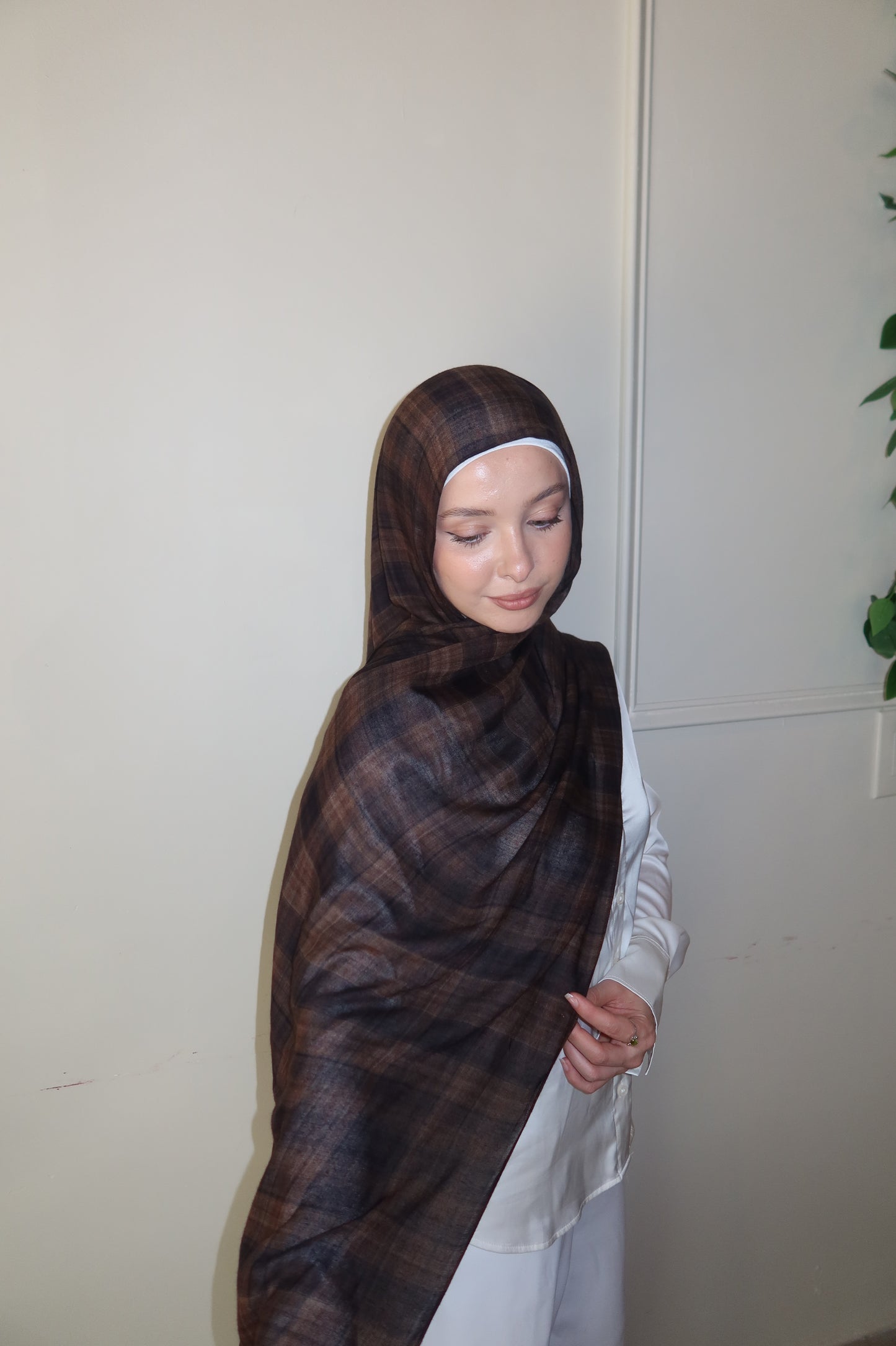 Espresso Brown Plaid