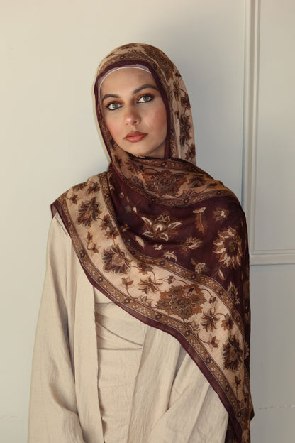 Chocolate Autumn Pashmina