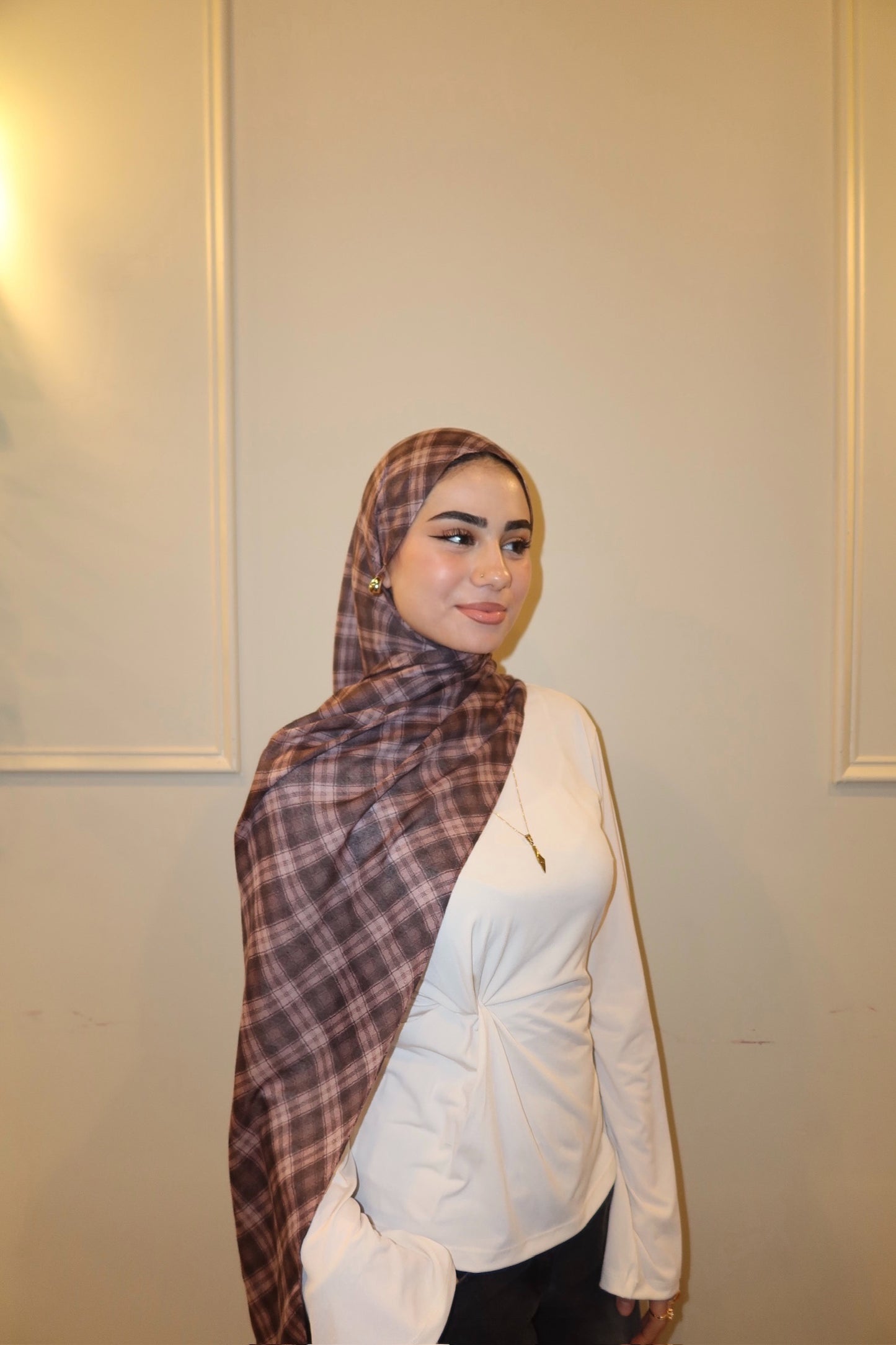 Rosewood Truffle Plaid