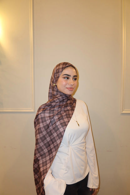 Rosewood Truffle Plaid