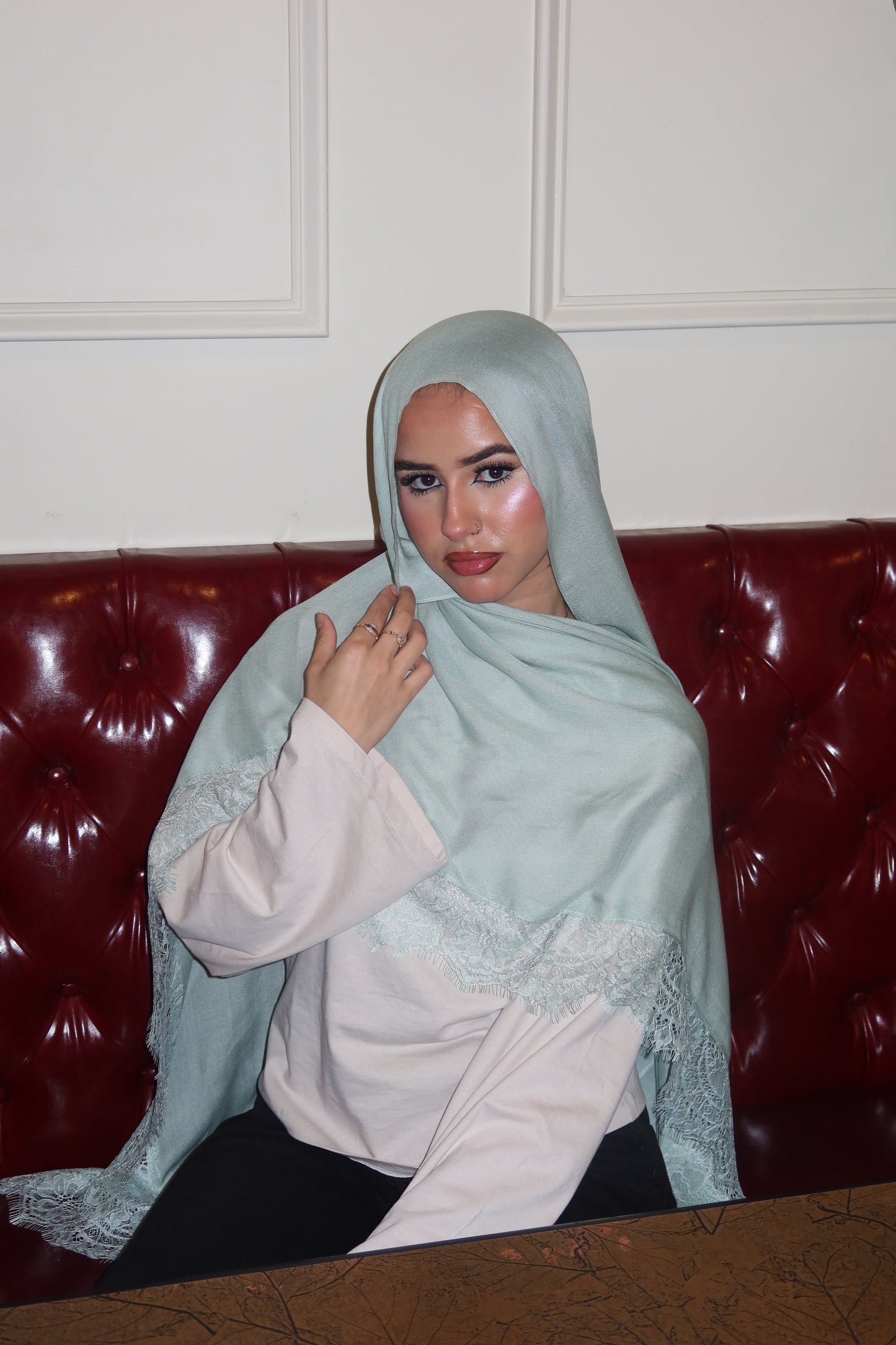 Mint Green Lace