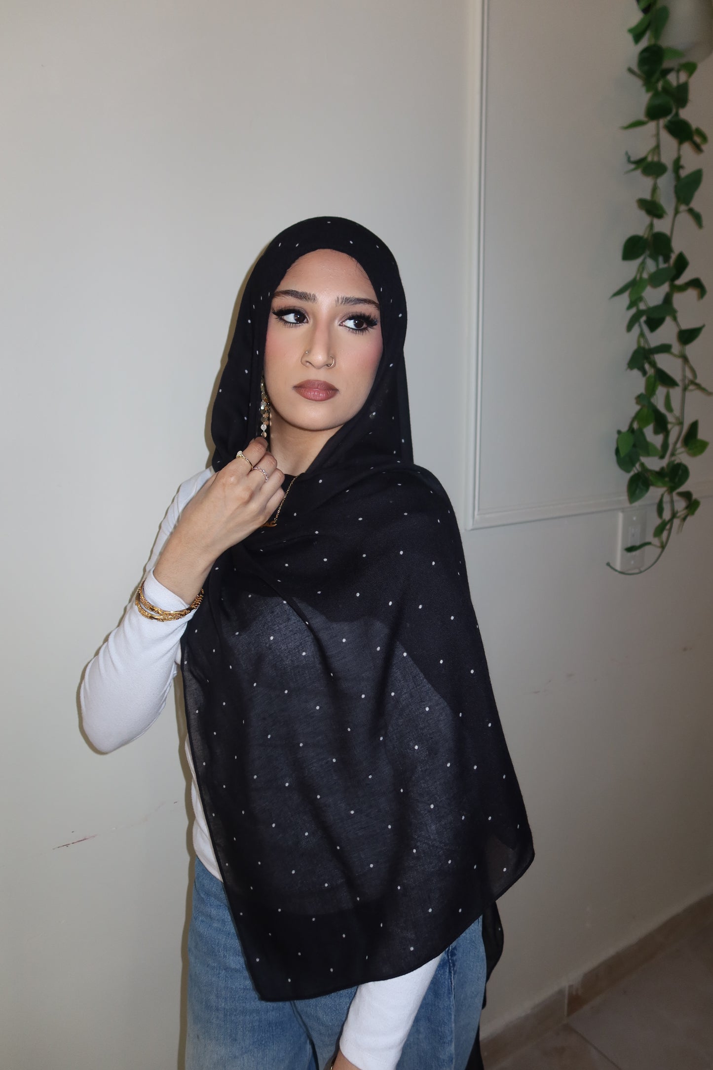 Black Polka Dot