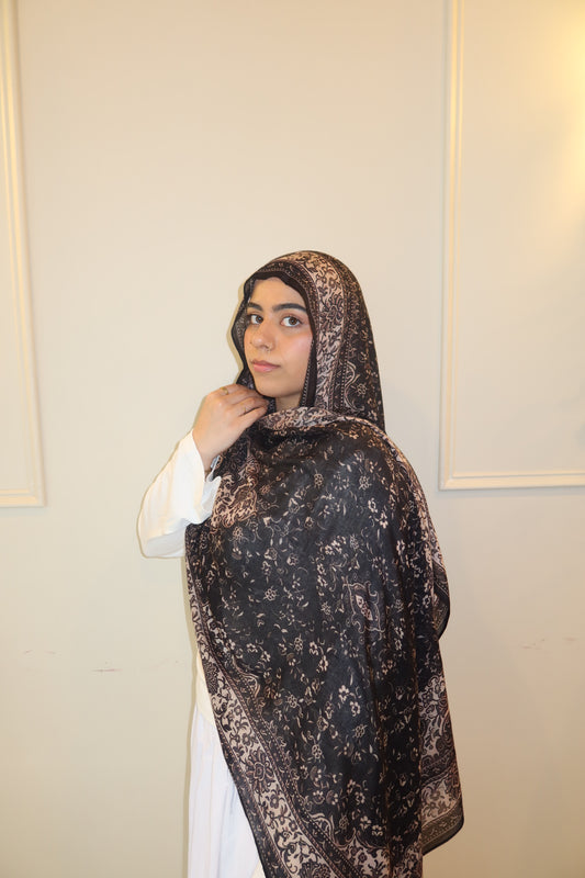 Black Elegance Pashmina