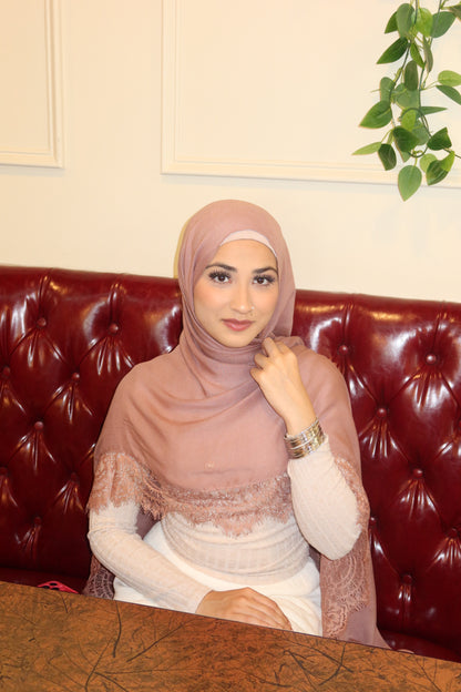 Dusty Pink Lace